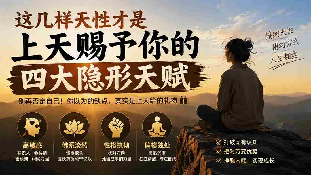 （19984期）付费文章：这几样天性才是上天赐予你的四大隐形天赋